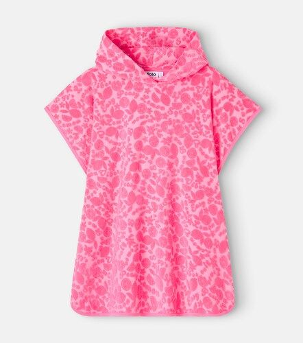Poncho de rizo en mezcla de algodón - Molo - Modalova