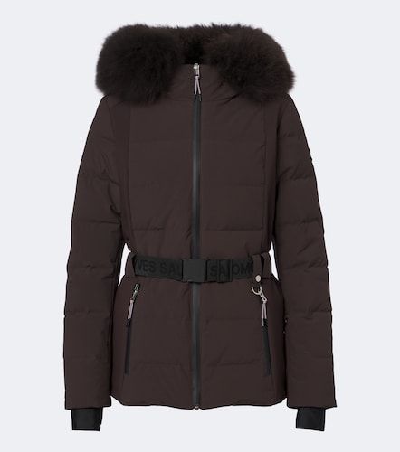 Chaqueta de esquí con borrego - Yves Salomon - Modalova