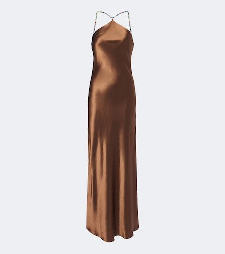 Abito sottoveste Cedence in raso con perline - Staud - Modalova