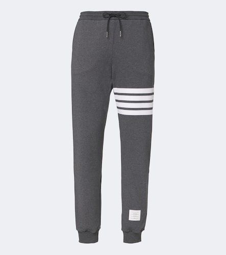 Pantalones deportivos 4-Bar de jersey de algodón - Thom Browne - Modalova
