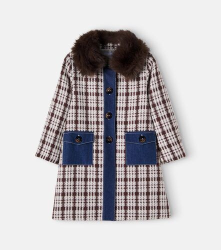 Patachou Abrigo de tweed con denim - Patachou - Modalova
