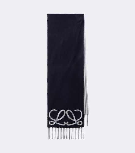 Sciarpa Double L reversibile in seta e cashmere - Loewe - Modalova