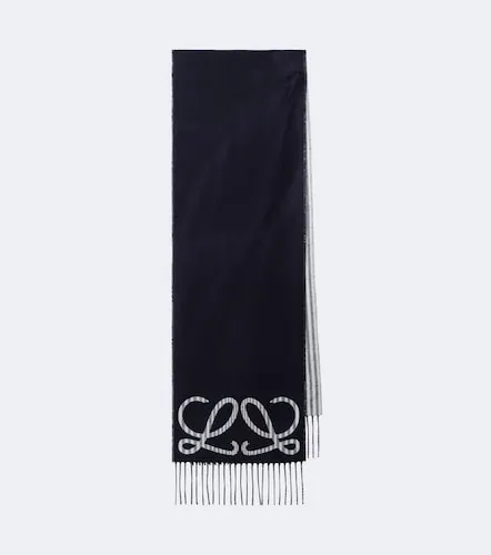 Double L jacquard silk and cashmere scarf - Loewe - Modalova
