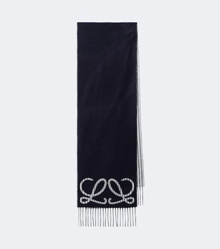 Sciarpa Double L reversibile in seta e cashmere - Loewe - Modalova