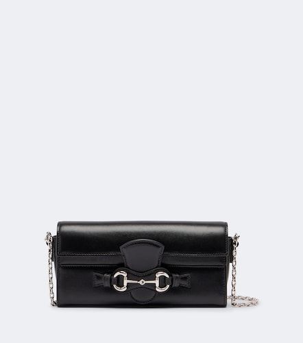 Borsa a spalla Horsebit Mini in pelle - Gucci - Modalova