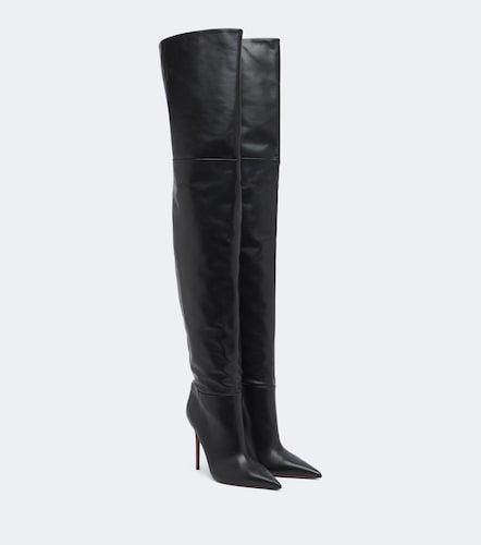 Vera leather over-the-knee boots - Paris Texas - Modalova