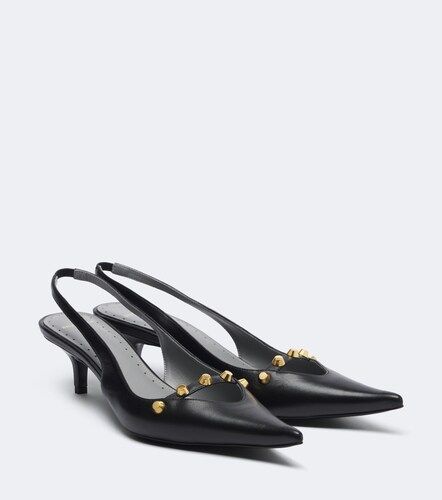 Studded leather slingback pumps - Balenciaga - Modalova