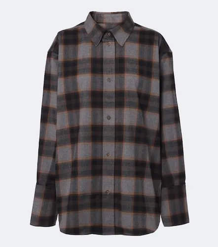 Róhe Camisa de franela de algodón a cuadros - Rohe - Modalova