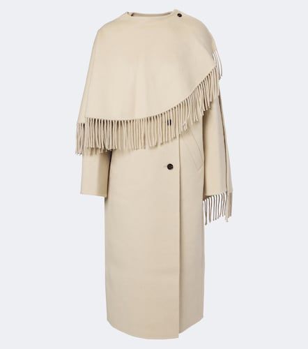 Róhe Cappotto in alpaca e lana con frange - Rohe - Modalova