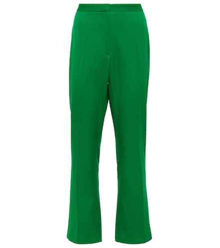 Wool twill flare pants - Oscar de la Renta - Modalova