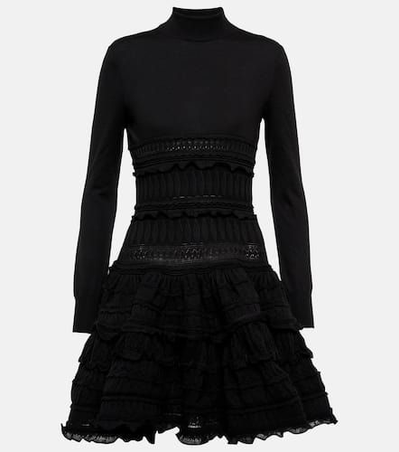 AlaÃ¯a Crinoline wool minidress - Alaia - Modalova