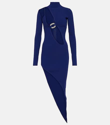 Cutout ribbed-knit minidress - David Koma - Modalova