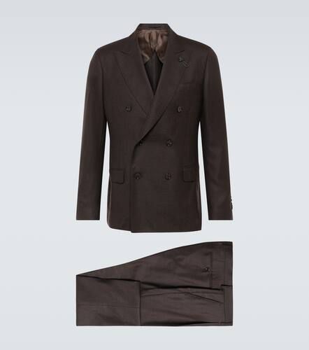 Prince of Wales checked wool suit - Lardini - Modalova