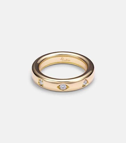 Ring Iconica Extra Slim aus 18kt Rosé mit Diamanten - Pomellato - Modalova