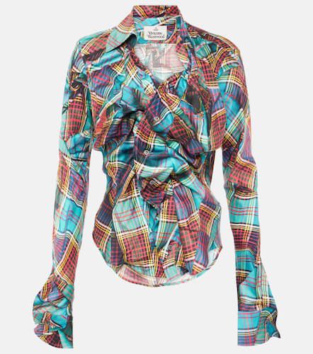 Drunken tartan ruffled shirt - Vivienne Westwood - Modalova