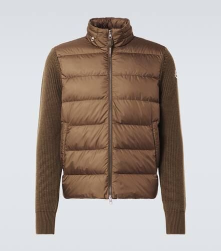 Moncler Down-paneled wool jacket - Moncler - Modalova