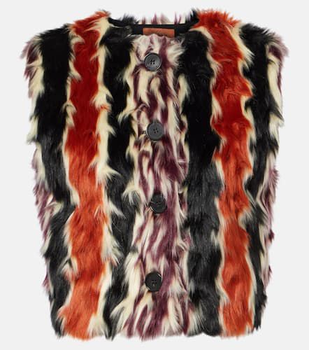 Missoni Striped faux fur vest - Missoni - Modalova