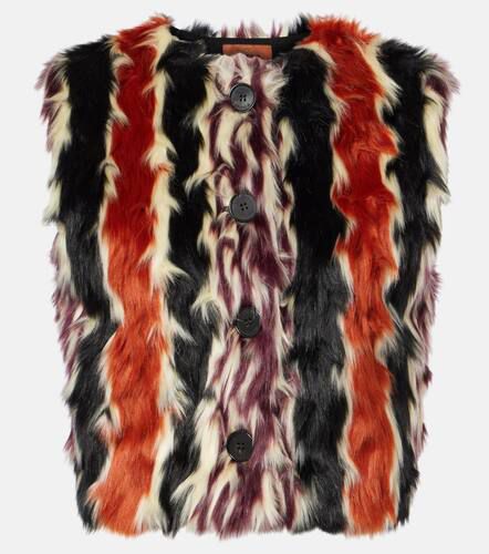 Missoni Striped faux fur vest - Missoni - Modalova