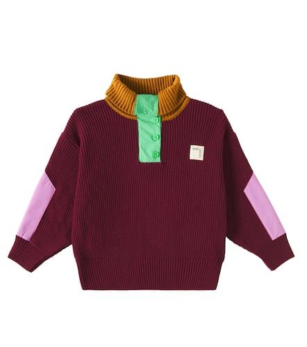 Colorblocked ribbed-knit sweater - Bobo Choses - Modalova