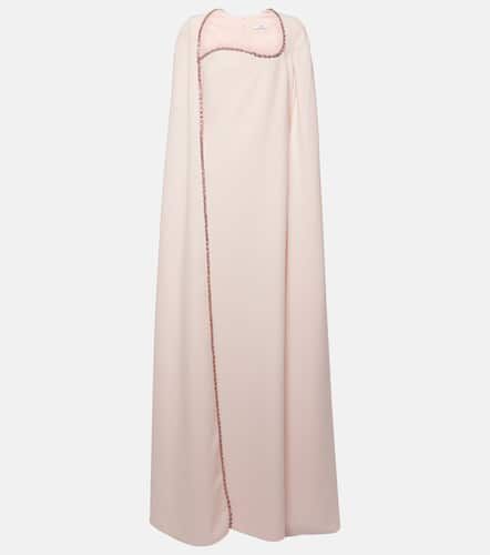 Mattia caped embellished crÃªpe gown - Safiyaa - Modalova