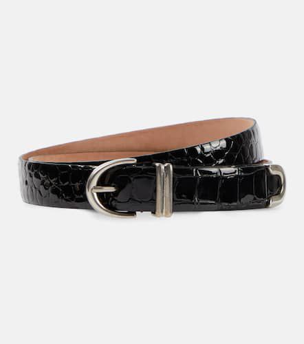 Bambi croc-effect patent leather belt - Khaite - Modalova
