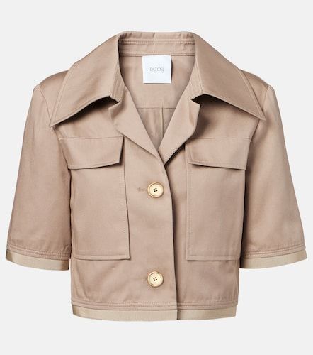 Giacca cropped in gabardine di cotone - Patou - Modalova