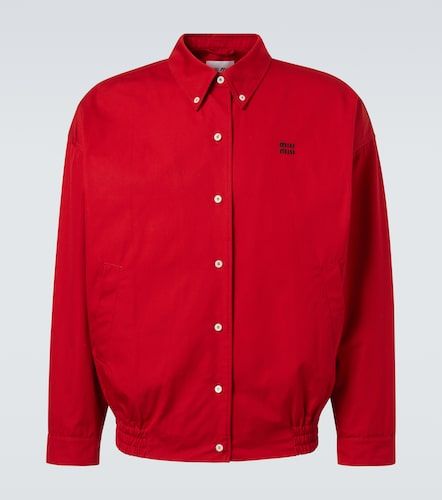 Miu Miu Cotton poplin blouson - Miu Miu - Modalova