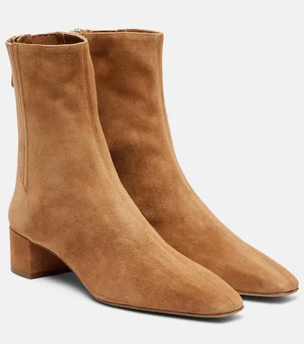 Saint Honore 35 suede ankle boots - Aquazzura - Modalova