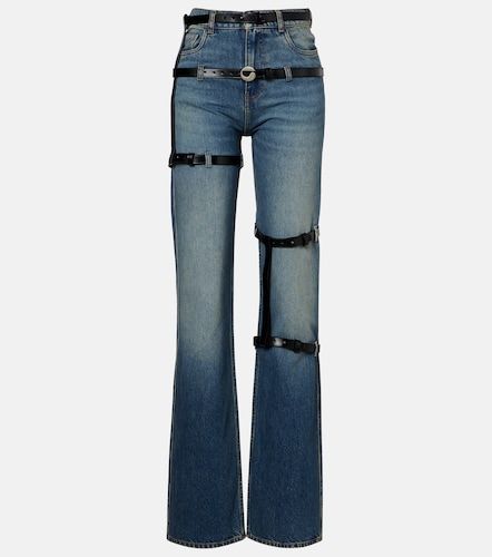 Coperni Straight Jeans mit Leder - Coperni - Modalova