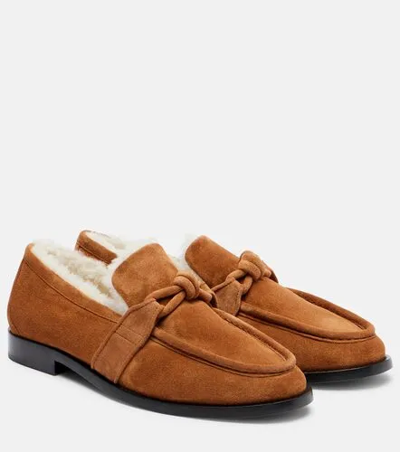 Astaire shearling-lined suede loafers - Bottega Veneta - Modalova