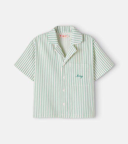 Camisa de lino y algodón a rayas - Tinycottons - Modalova