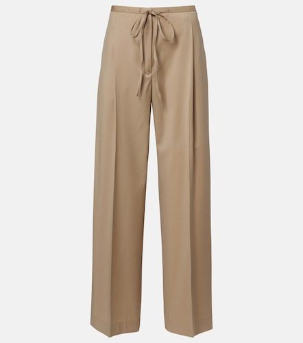 Pleated virgin wool wide-leg pants - Rohe - Modalova