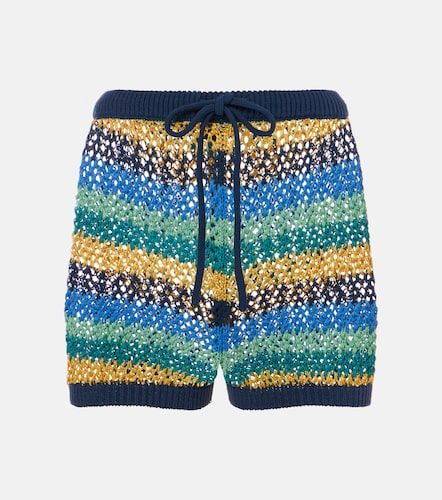 Shorts de croché de algodón a rayas - Etro - Modalova
