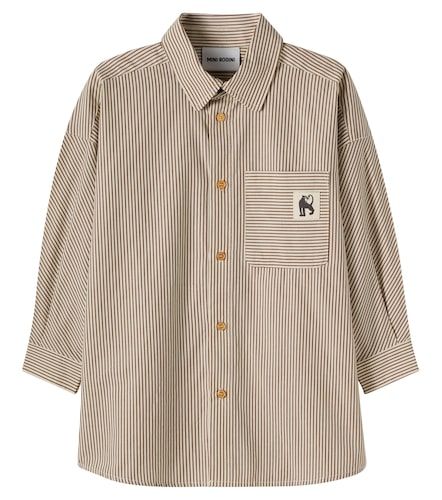 Camisa de popelín de algodón a rayas - Mini Rodini - Modalova