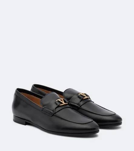 VLogo leather penny loafers - Valentino Garavani - Modalova