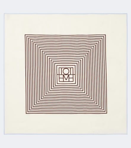 Toteme Monogram silk scarf - Toteme - Modalova