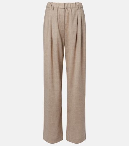 Monili virgin wool wide-leg pants - Brunello Cucinelli - Modalova