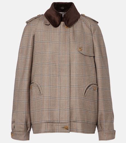 Chausie checked virgin wool jacket - Blaze Milano - Modalova
