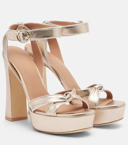 Rudi 130 leather platform sandals - Malone Souliers - Modalova