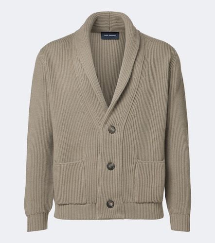 Cárdigan acanalado de lana - Thom Sweeney - Modalova