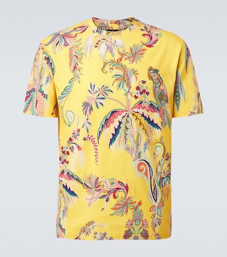 Camiseta de jersey de algodón estampada - Etro - Modalova