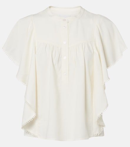 Blusa Marlie con volant e crochet - Marant Etoile - Modalova