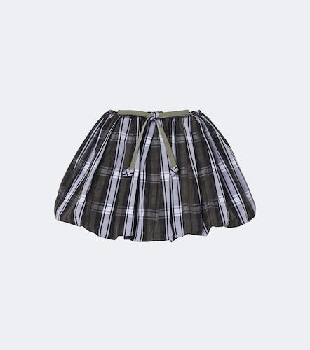 Patou Checked balloon miniskirt - Patou - Modalova