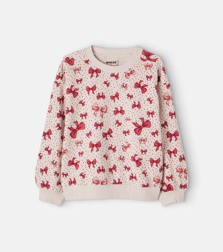 Sudadera Lia de jersey de algodón estampada - Wheat - Modalova
