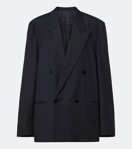 Blazer cruzado oversized de lana - Gucci - Modalova