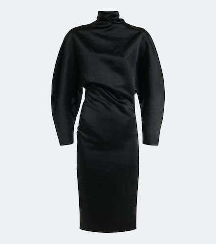Vestido midi Harlin de satén drapeado - Khaite - Modalova