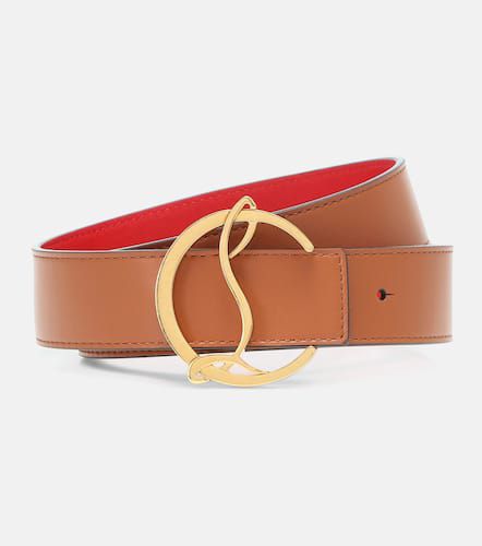 CL Logo reversible leather belt - Christian Louboutin - Modalova