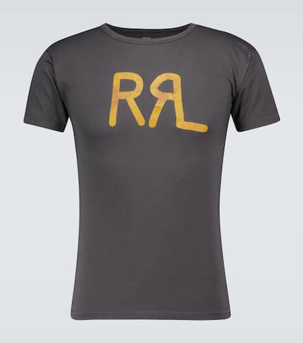 Camiseta manga corta de algodón con logo - RRL - Modalova