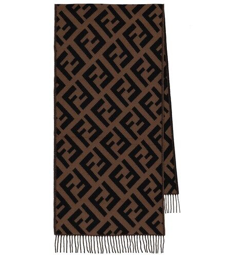 Sciarpa in jacquard FF di cashmere - Fendi - Modalova