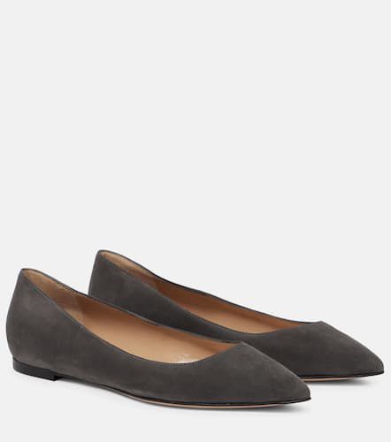 Gianvito suede ballet flats - Gianvito Rossi - Modalova